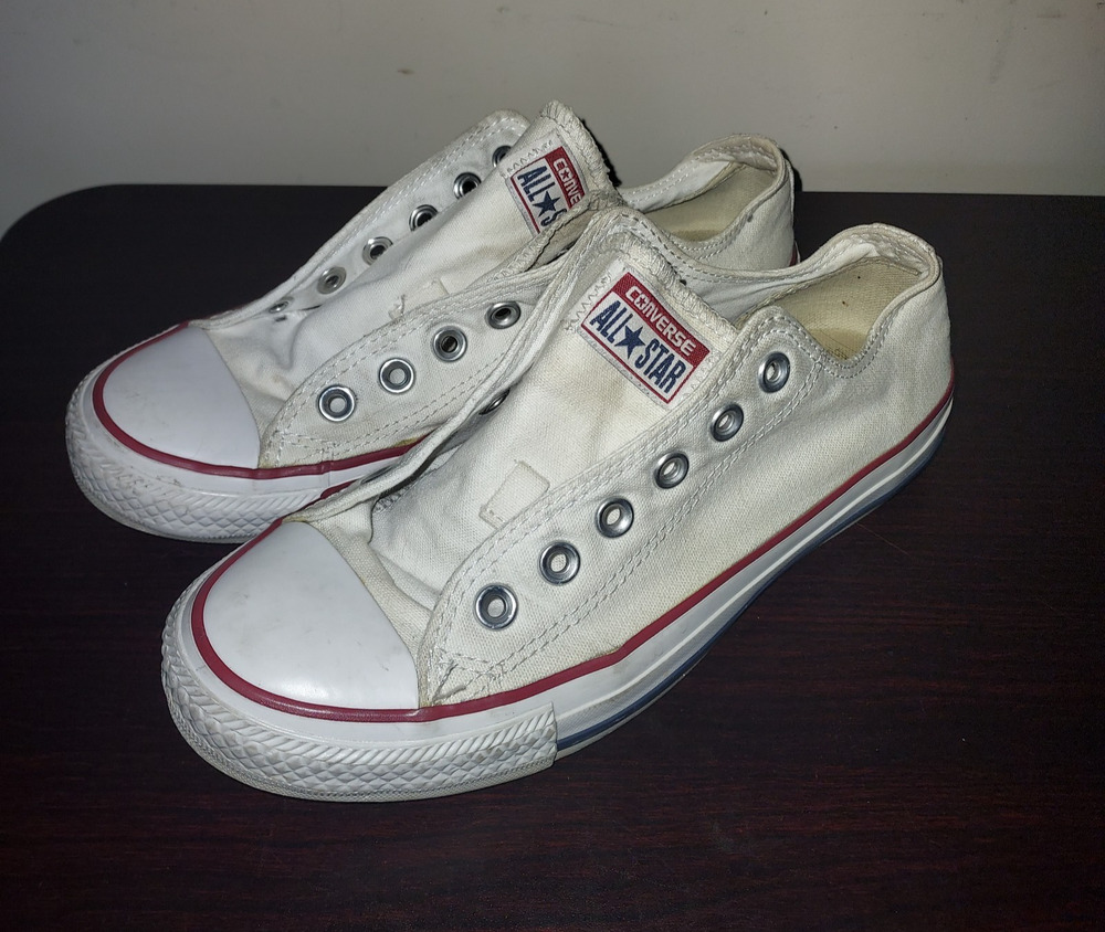 Converse Chuck Taylor Womens Sneakers 7M Low Top Canvas (Men's 5) White